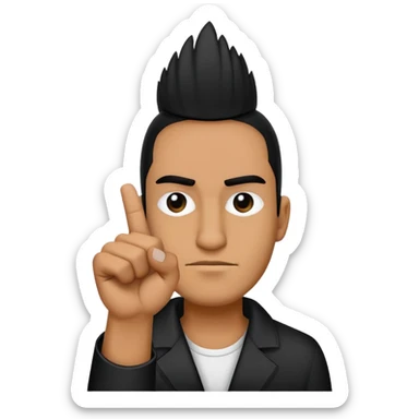 The muppet show’s Gonzo doing the black power raised fist sign sticker