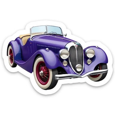 A very fast racing 1934 jaguar roadster rustic lowered low rider old antique rat hot rodded blueberry and cherry pearl mod  sticker