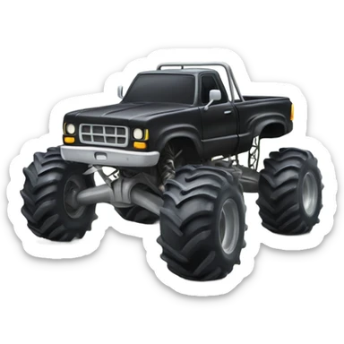 Grave digger monster truck sticker