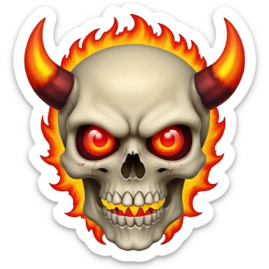 ☠️😈 mixed sticker