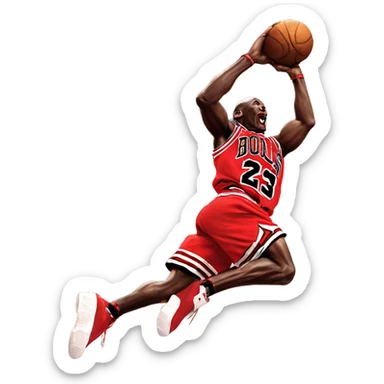 Michael Jordan jumpman  sticker