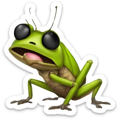 Cricket Coqui - coqui grillo - Puerto Rican Caribbean  sticker