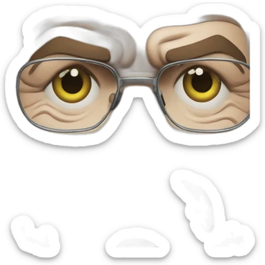 Walter White watching Netflix sticker