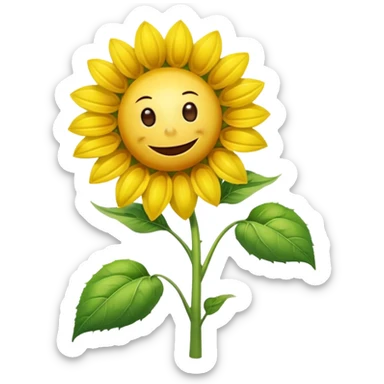 Sunflower plants vs zombies sticker
