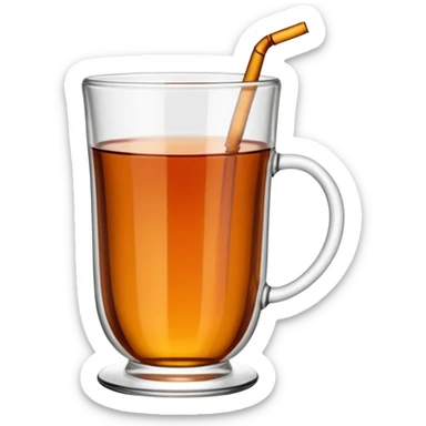 Turkish tea glass in “ince belli bardak” without the stand sticker