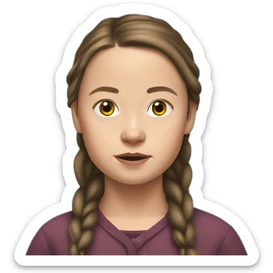 Greta thunberg sticker