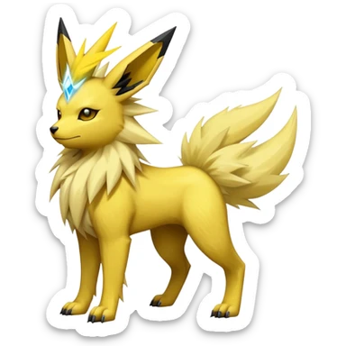 Jolteon-Luxray-Manectric-Fakémon-hybrid-creature (full body)  sticker