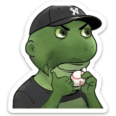 Guy choking himself sticker