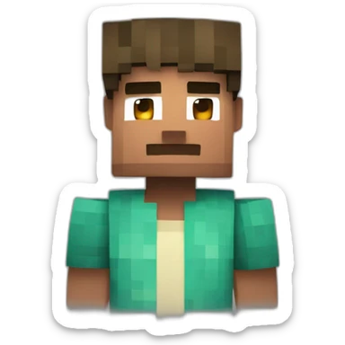Minecraft villager sticker