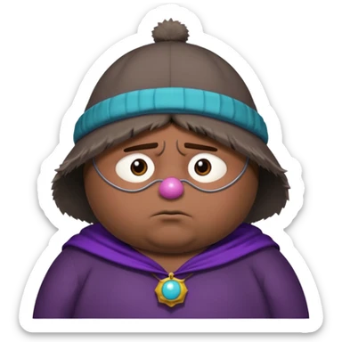 South Park Eric cartman as the coon sticker