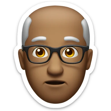Emoji that touches glasses and looks like “are you serious right now “ sticker