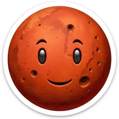 Mars emoji sticker