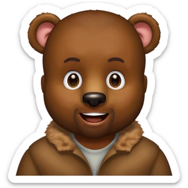 Kanye west bear sticker