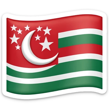 Chechen Flag, the flag 1991-1999 sticker