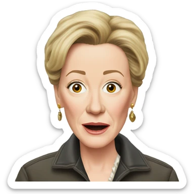 Catherine O'Hara home alone realistic sticker
