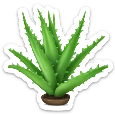 aloe vera sticker