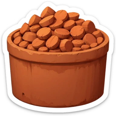 terracotta sticker