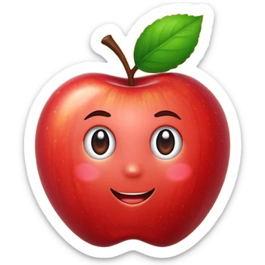 Crea una manzana sticker