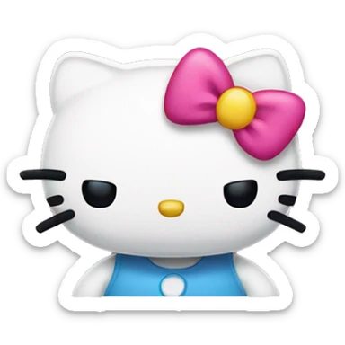 Hello-kitty hello-kitty mad sticker