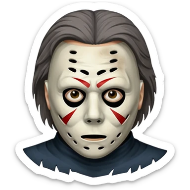michael myers halloween sticker