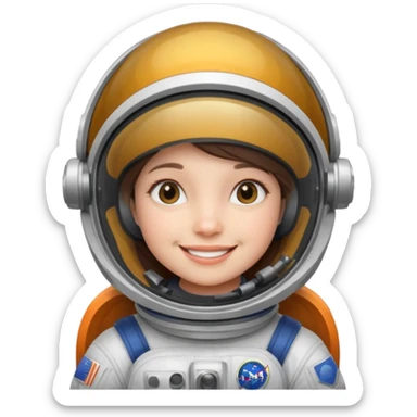 astronout daughter sticker