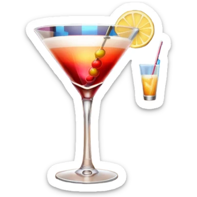cocktail nightclub sticker