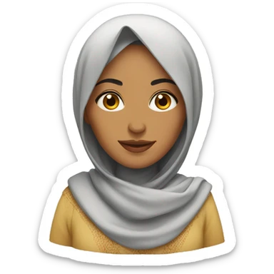 Moroccan woman sticker