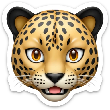 emoji jaguar sticker