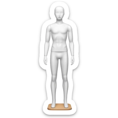 Mannequin sticker