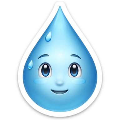 gota de agua sticker
