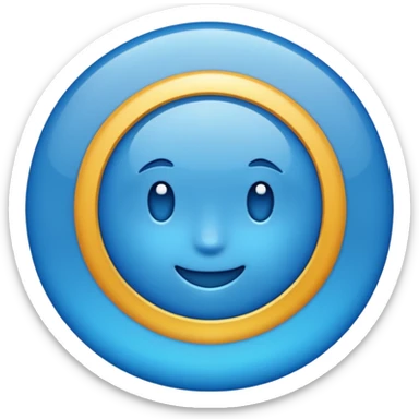 ✔️ esto dentro de un círculo azul sticker