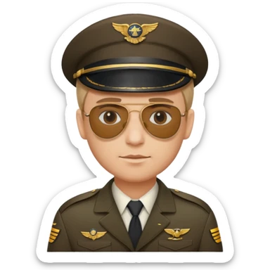 a civil pilot sticker