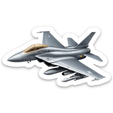 create a very realistic American fighter jet sticker