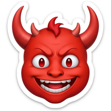 I need a devil when the night beguins emoji sticker