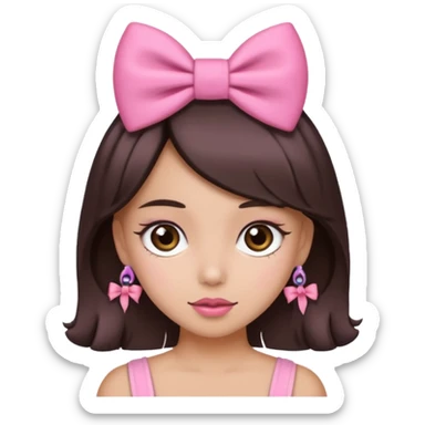 Girly girl morenita  sticker