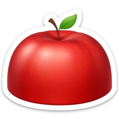 a jewish kippah in apple style sticker