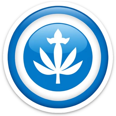 This is the flag of the Italian football club SSC Napoli. It features a large white letter “N” in the center, set against a blue circle, with a lighter blue background. Are you interested in knowing more about the team, its history, or something else related to this flag?
Emoji maker sticker