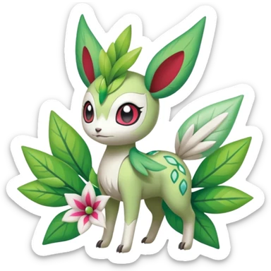 Meloetta-Celebi-Shaymin-Skiddo-Pokémon-Fakémon-creature sticker