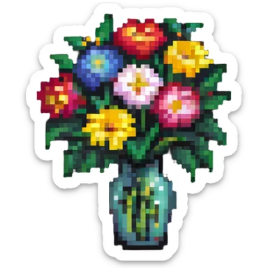 bouquet sticker