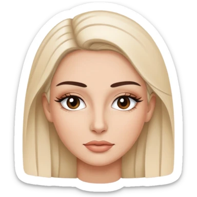 permanent makeup took sticker