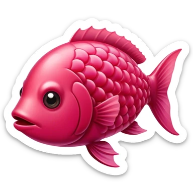 sweet fish raspberry  sticker