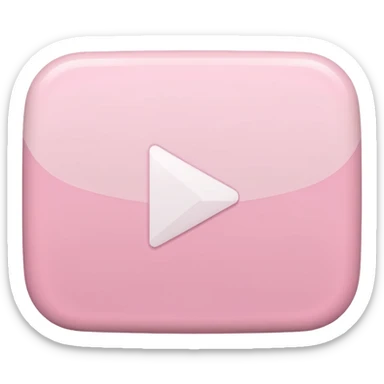 Pink pastel and white YouTube  sticker