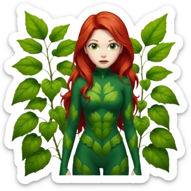 poison ivy standing sticker