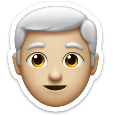 Heart-shaped eyes that flow with Salivate sticker