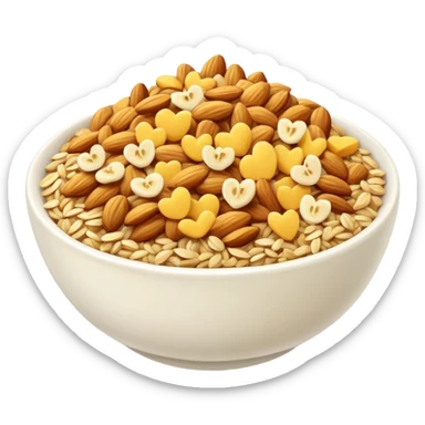Crüsli-Müsli i skål sticker