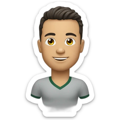 Ronaldo qui sort d un casier sticker