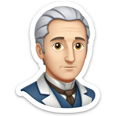 George Stephenson as an engineer sticker