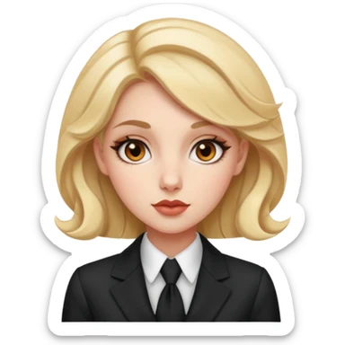 aries girl bold glam corporate outfit sticker