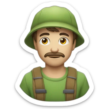 Mon cousin le megre qui pleur sticker