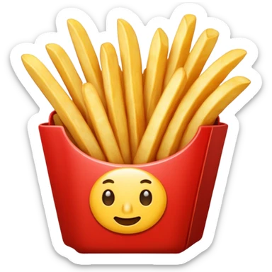 patatine fritte porzione sticker